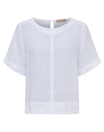 Marta du Chateau - MDCCeyla Top - Optical White